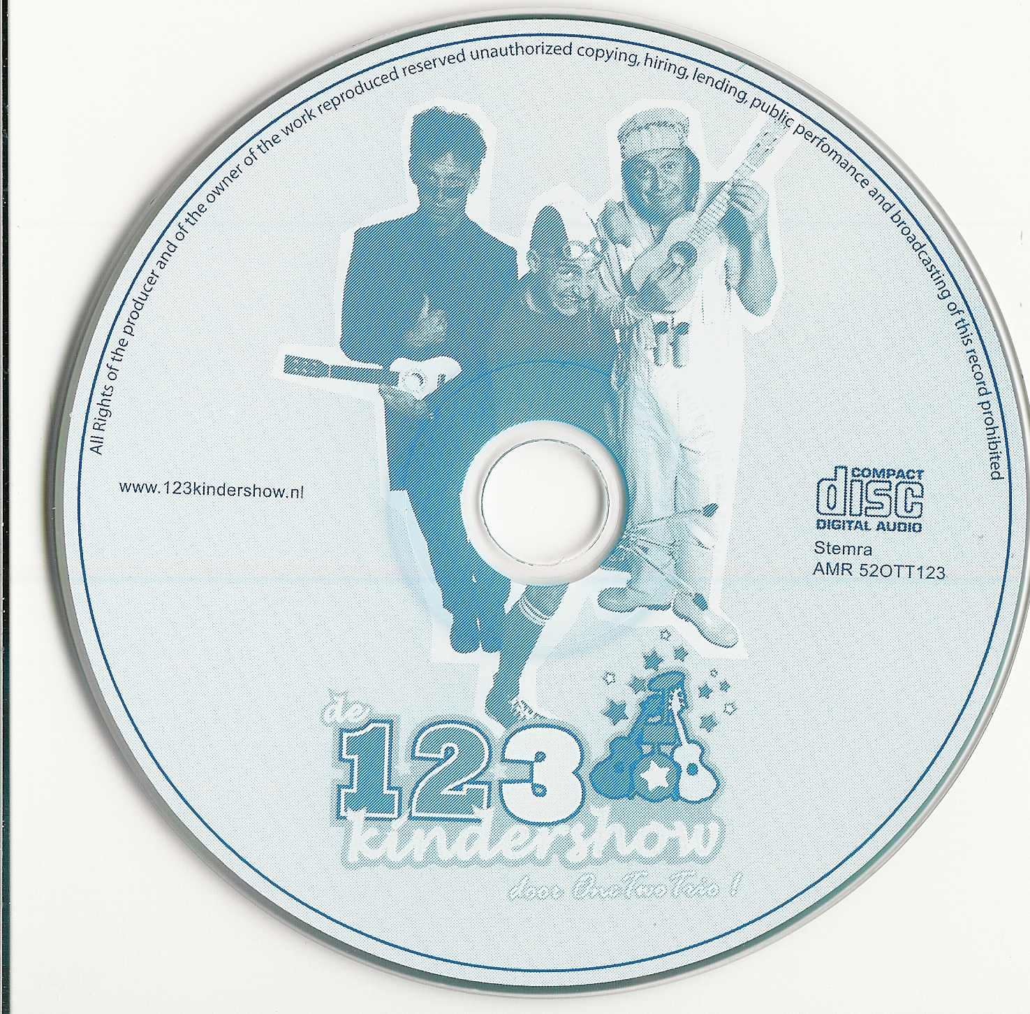 One Two Trio  De 123 Kindershow : CD